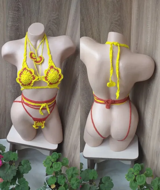Excited to share the latest addition to my #etsy shop: Crotchless underwear. Underwear without cups. Yellow sexy lingerie set #yellow #bacheloretteparty #orange #onesize #lolita #yes #crisscross #bra #garterbelt 

https://etsy.me/3TGrhHo
