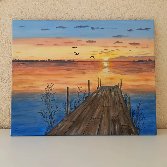 Schilderij is af