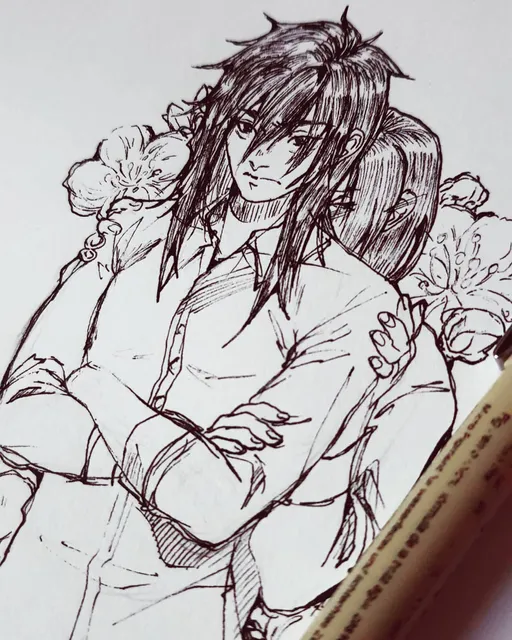 [Don't turn away]
.
.
Something slightly personal - this was only a sketch but I'm not planning on finishing the bigger piece.
.
.
Sorry for being so absent at the moment - I'm working on something bigger and I need to finish a lot of stuff this week .w."
.
.
#lineart #sketchbook #cherryblossoms #relationship #melancholy #deutschezeichner #deutschemanga #mangazeichner #madaita #colouredsketch #naruto #love #mangaart #artistoninstagram #artwork #illustration #illustrator #deutscheillustratoren