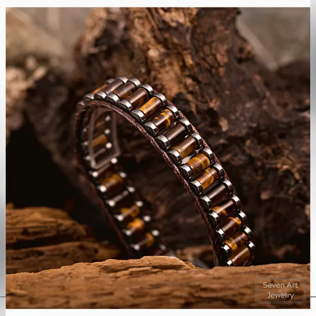 NATURAL TIGER'S EYE BRACELET
Handmade Natural Gemstone Jewelry

All our design prepares according to your given size with love.

Please visit our #esty shop for order;
https://www.etsy.com/shop/SevenArtJewelry

#etsy#hematitestone#handmadejewelry#sevenartjewelry#etsysuccess#etsyshop#etsymarket#uniquedesign#qualityworkmanship#qualitystone#tigereyebracelet#tigereye#brownbracelet#gemstone#handmade