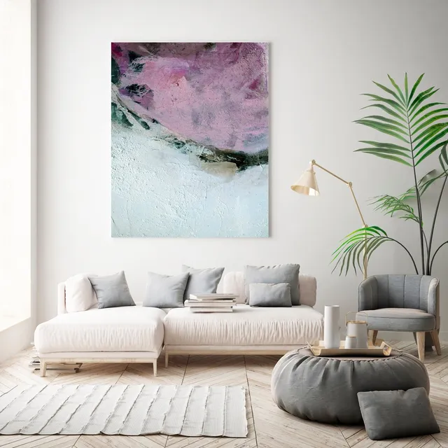 Original artwork by Simone Decorart
Title: PALA PINK
Signature: The works are signed on the back of the canvas, and are sent with a certificate of authenticity. If you want me to sign the work in front, you just have to ask me.
Size: 90x120 cm (35x47 inch) Horizontal. Fat frame of 1,18 inches deep.
Those frames are ideal to frame-free hanging, and the edges are painted with the painting colors.
Made to Order.
If you want this painting in any other measure, i will make it especially for you. If you have doubts about what size is appropriate for your painting, at the end of the description you have a guide of appropriate measures for each space.
Materials: Acrylic and collage on canvas. Acrylic mineral based paint to give it a thick texture. The paint can be shipped mounted on a frame, or rolled in a tube. In this case you would have to take it to mount, however the price of your painting will be lower in my store.
All my works are varnished to protect the paint, guarantee its durability and highlight the brightness of the colors.
Cleaning and maintenance tips: Do not clean the paint with chemicals of any kind. Only with a cloth without squeezing the surface.
Do not place the paint on a heat source (on radiators or stoves)

👉👉https://www.etsy.com/listing/735369095/original-painting-abstract-art-canvas?ref=shop_home_active_16&frs=1

#interiorismo #interiorism #interiorisme #interiorismopanama #interiorismomadrid #interiorismomexico #interiorismoalicante #interiorismobarcelona #interiorismocomercial #interiorismecomercial #interiorismolabel #interiorismomexicano #interiorismoeclectico #interiorismomurcia #interiorismohotelero #interiorismocorporativo #InteriorismoMx #interiorismovalencia #interiorismogdl #InteriorismoFloral #interiorismoexperiencial #interiorismocdmx #interiorismocastellon #interiorismobsas #interiorismobenidorn #interiorismoalexterior #interiorismdetails