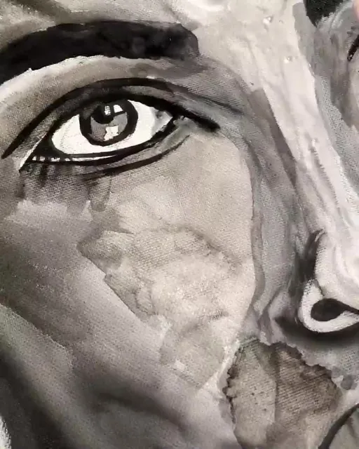 New face 😸 
#acrylicpainting #abstractpainting #acryliconcanvas #contemporaryart #modernart #drawing #obraz #maluję #obraznapłótnie