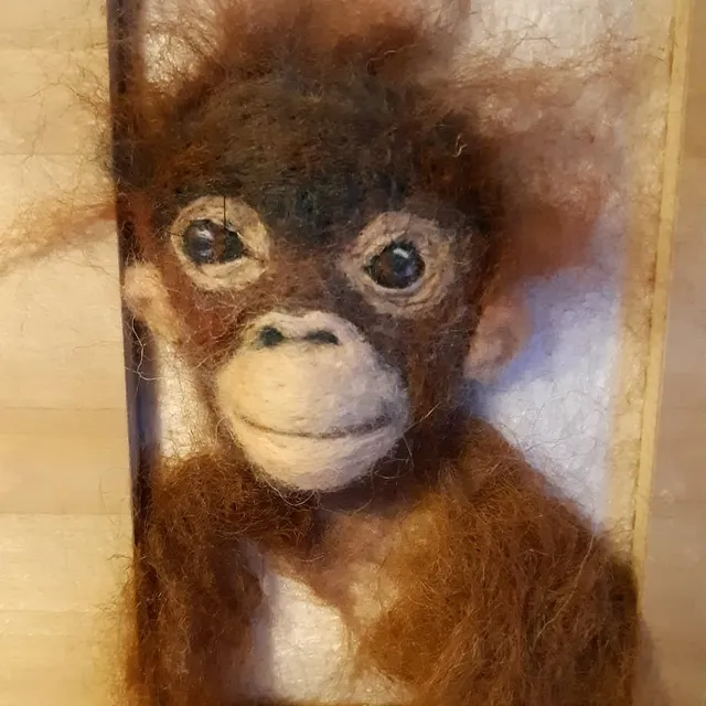 Kleine oerang oetang #monkey #needlefelting #needlepunch #felting #feltingwool #feltingwork #feltingart #feltingartist #feltinganimals #feltinganimal #feltingmonkey #handmadeanimals #handmadeanimal
Patanihandmadeshop on etsy