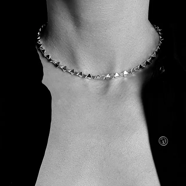 TRIANGLE HEMATITE SILVER CHOKER NECKLACE
Handmade Natural Gemstone Jewelry

All our design prepares according to your given size with love.

Please visit our esty shop for order;
https://www.etsy.com/shop/SevenArtJewelry

#etsy#handmadejewelry#sevenartjewelry#etsysuccess#etsyshop#etsymarket#uniquedesign#qualityworkmanship#qualitystone#sterlingsilver#solidsilver#hematitenecklace#trianglenecklace#silverjewelry#hematitejewelry@sevenartjewelry @etsysuccess