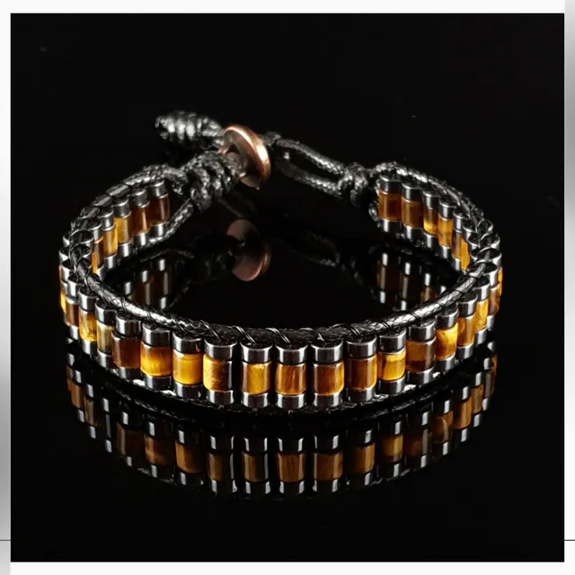 NATURAL TIGER'S EYE HANDMADE
Handmade Natural Gemstone Jewelry

All our design prepares according to your given size with love.

Please visit our #esty shop for order;
https://www.etsy.com/shop/SevenArtJewelry

#etsy#hematitestone#handmadejewelry#sevenartjewelry#etsysuccess#etsyshop#etsymarket#uniquedesign#qualityworkmanship#qualitystone#tigerseye#tigereyebracelet#handmade#jewelry
