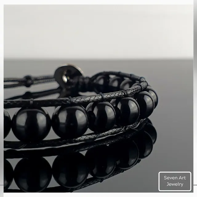 NATURAL BLACK ONYX BRACELET
Handmade Natural Gemstone Jewelry

All our design prepares according to your given size with love.

Please visit our #esty shop for order;
https://www.etsy.com/shop/SevenArtJewelry

#etsy#hematitestone#handmadejewelry#sevenartjewelry#etsysuccess#etsyshop#etsymarket#uniquedesign#qualityworkmanship#qualitystone#lackonyx#onyx#onyxbracelet