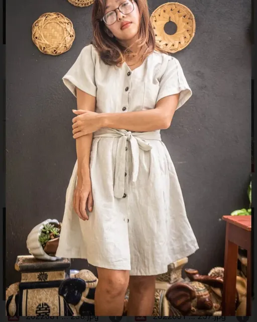 2 new desigm just suddenly come up in my mind for an authum days 😁☺️
#linenclothes #handmade #tailor 
#wholesale #wholesaleclothing #wholesalelinen