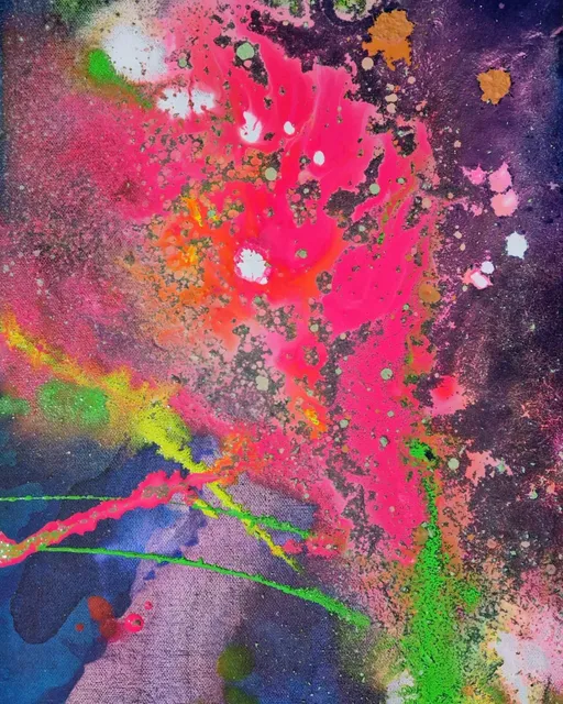 You make my heart go boom boom...

Cosmic explosion
Trippin' expedition

Acrylic on canvas
30x40cm

Ready to hang
Has a layer of protecting varnish

Soon available on my website
www.debbievervoort.com

❤️ 🙏🏻 🎨