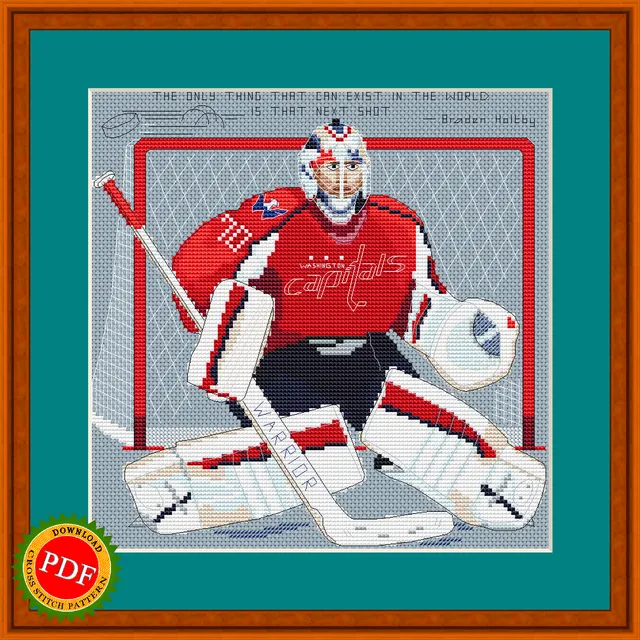 ★ The #Goalie #CrossStitchPattern features a highly detailed design of a skilled #goaltender in action, perfect for any #hockey fan or #stitching enthusiast. This unique #pattern showcases the signature style and technique of popular goaltender #BradenHoltby, making it a must-have for any fan of his talent and skill on the ice. With intricate stitching and varying colors, this pattern will be a challenging yet rewarding project for any #crossstitcher. Display your love for the game and admiration for #Holtby with this striking and one-of-a-kind #crossstitch pattern.

🔎 https://ballwool.com/products/60301