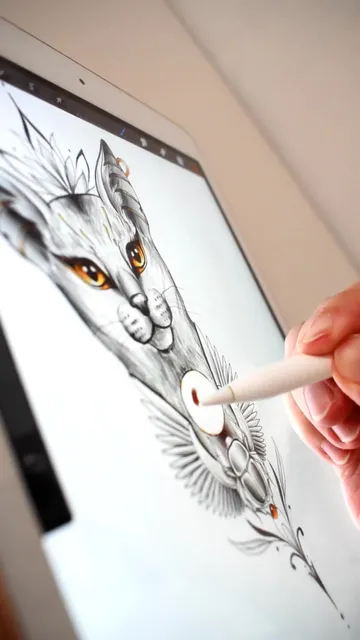 Bastet tattoo design