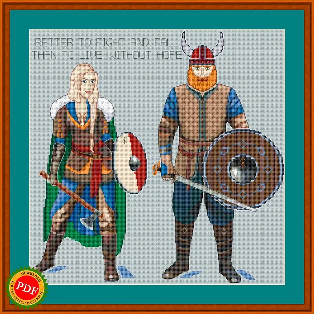 The #Viking #CrossStitchPattern features fierce and fearless #Vikingwarriors in intricate detail. Perfect for crafting enthusiasts and history lovers, this #pattern allows you to recreate the iconic imagery of Viking warriors in a beautiful #crossstitchdesign. Hang the finished piece as a unique home decor item or #gift it to a fellow Viking enthusiast. Bring the bold and adventurous spirit of the Vikings into your home with this stunning #crossstitch pattern. Add a touch of Viking power to your stitching with the #Vikings Cross Stitch Pattern.

🔎 https://ballwool.com/products/58085