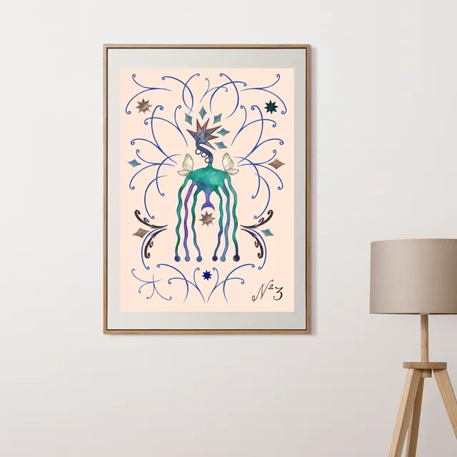 art print watercolor digital illustration