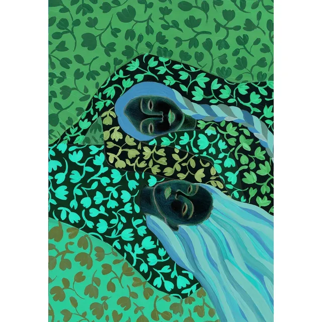 art print digital illustration 🌿💚🖌️🎨🖼️