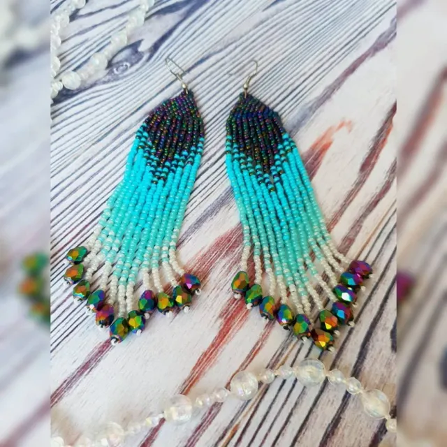 Серьги кисти из бисера 
Цена 200грн 
#серьгиручнойработы #серьгикисти #серьгиукраина #серьгиизбисера #аксесуарыукраина #аксесуарыручнойработы #аксесуарыодесса