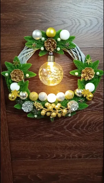 Handmade Christmas wreath