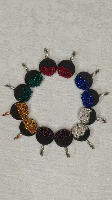 News polymer clay earrings