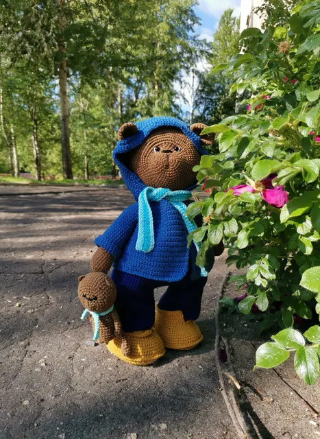 Crochet pattern teddy bear amigurumi ❤️