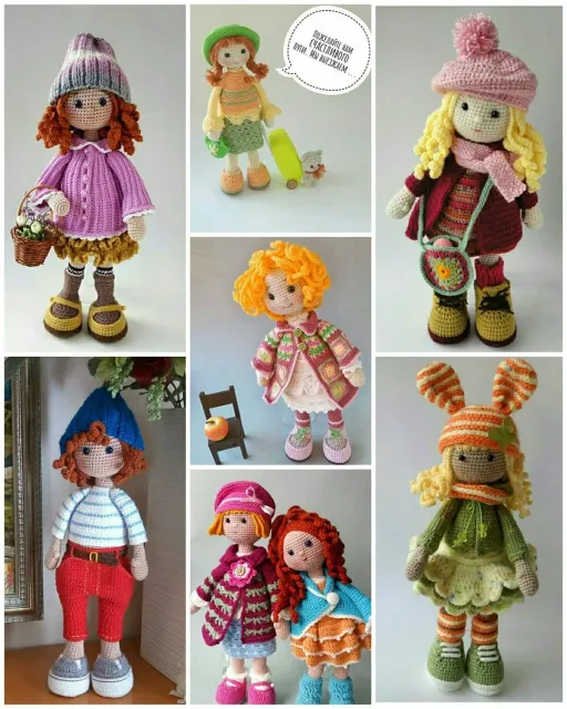 Я иногда слышу как некоторые известные  тётеньки, давая интерью, рассказывают, что в детстве не любили кукол и играли в машинки с мальчишками.
⠀
Возможно, что такие есть. Но лично  я не встречала ни одной  девочки (от 3 до 80 лет), которые бы равнодушно прошли мимо красивой куклы.
⠀
Вот и я, когда впервые увидела кукол Каролы Хёрбст, влюбилась в них сразу. Есть в этих простоватых  образах  милое очарование.  В мягком трикотаже - какая-то располагающая  уютность. Из хочется взять в руки, рассмотреть детали.
⠀
Как только у меня появилась возможность, я  связала куклу по  МК Каролы. Этой первой ласточкой стала куколка в шапочке с ушками. Уже и забыла как ее звали.
 Да, кстати, Карола всем своим куколкам дает красивые имена.
⠀
За первой куклой последовала вторая （Ида）, потом третья, ....., и т.д. Иногда я сильно отдалялась от первоисточника. Иногда немного. Но всегда это было не точь в точь копия.
Процесс творчества штука загадочная, никогда не знаешь куда тебя унесёт.
⠀
Вчера я  закончила ещё одну девочку Смиллу.  Хотя процесс создания затянулся. Но результат порадовал.
⠀
Впереди ещё много кукольных задумок и планов .
⠀
Эти куколки хороши для маленьких девочек. Они с простой безопасной причёской. Мягкие, обнимательные. Такую куколку приятно прижать к себе, пошептать ей в ушко секретики и сладко заснуть с ней в кроватке.
⠀
На фото все мои куклы по дизайну Каролы Хёрбст, которые я связала  за три года. Парочка даже свободны 😊
. 📌Рукодельницам, вяжущим игрушки!  Я не высылаю МК кукол Каролы. Это нарушение авторских прав. Прошу понять и не обижаться.
⠀
#carocreated #куклавподарок #crochet_doll