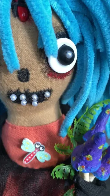 halloween cute creepy doll