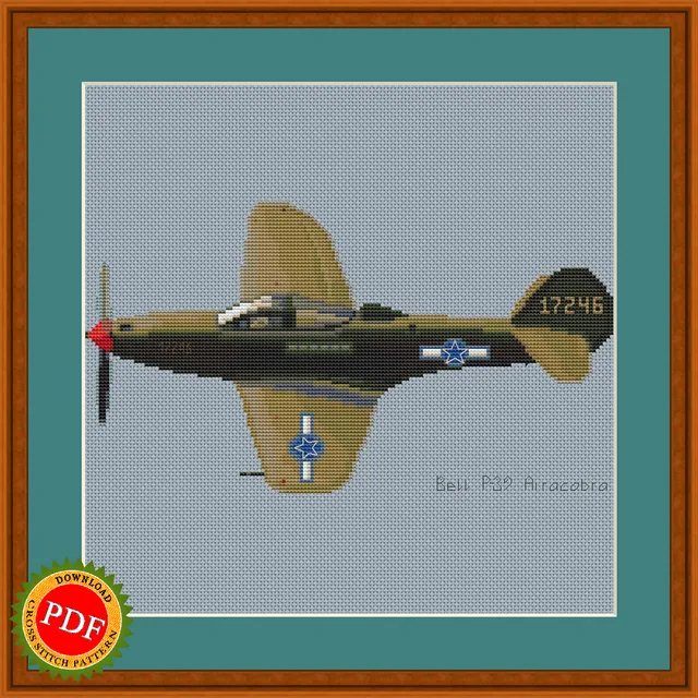 ✈ The #Airacobra #CrossStitchPattern is the perfect addition to any #WorldWarII enthusiast's collection. This detailed design features the iconic #fighteraircraft, the Airacobra, in all its glory. With a combination of intricate #stitching and vivid colors, this #pattern captures the essence of this historic #aircraft. Add a touch of nostalgia to your home decor or create a unique gift for a loved one with the Airacobra #CrossStitch Pattern. Relive the glory of World War II with this must-have pattern.

🔎 https://ballwool.com/products/59056
