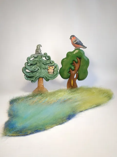 Wooden toys.