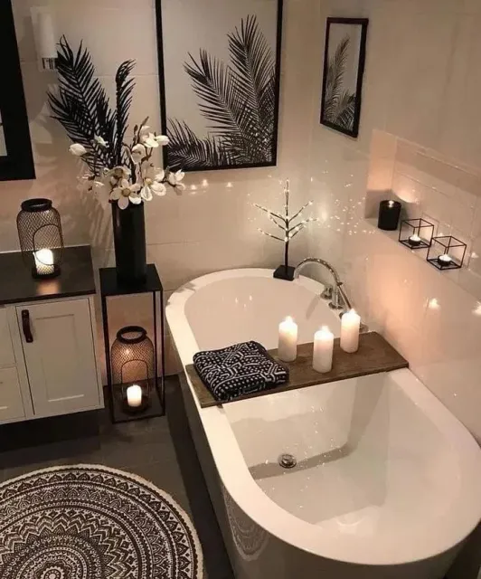 Soy 🕯️ for romantic calm autmosphere

When u can't make it to a spa for financial or other reasons, you can try to create a blissful oasis in your home. Candles can trick and ensnare two of the five senses, completely transforming your bathroom. Your nose might be transported to a massage table, while your eyes start to soften after staring at the flickering flame. These little scented wax tubs are on a ton of self-care must-have lists for a reason.

Photo for  inspiration

Pls be careful with any candles and our 

U can order soy candles and wood holder on my shop

Always welcome 🕯️🤗
.
.
.
#candlemaking #candlemagic #candlehandmade #soycandle #candlelight #candlereading #candlebath #candlelover