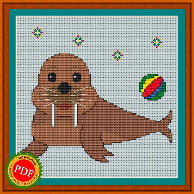 🌊 Are you feeling crafty and looking for a new project? Look no further than my "#Walrus #CrossStitchPattern"! This playful design features a cute #walruscub, perfect for adding a touch of fun and whimsy to your home decor. The pattern is easy to follow, making it a great choice for beginner or experienced #crossstitchers. Bring the charm of the ocean into your home with this adorable walrus cub design. So grab your needles and thread, and get ready to create a unique piece of art with our Walrus #CrossStitch #Pattern.

🔎 https://ballwool.com/products/67569