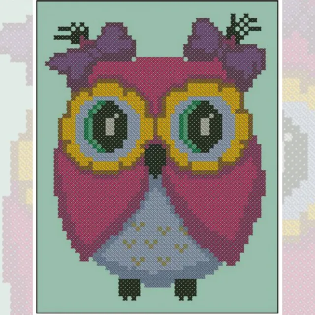 Download the PDF owl cross stitch pattern and create a unique design for your needlework. A detailed and clear scheme, ideal for embroiderers of all levels. Start your project today!

#crossstitch #owl #cross #stitch