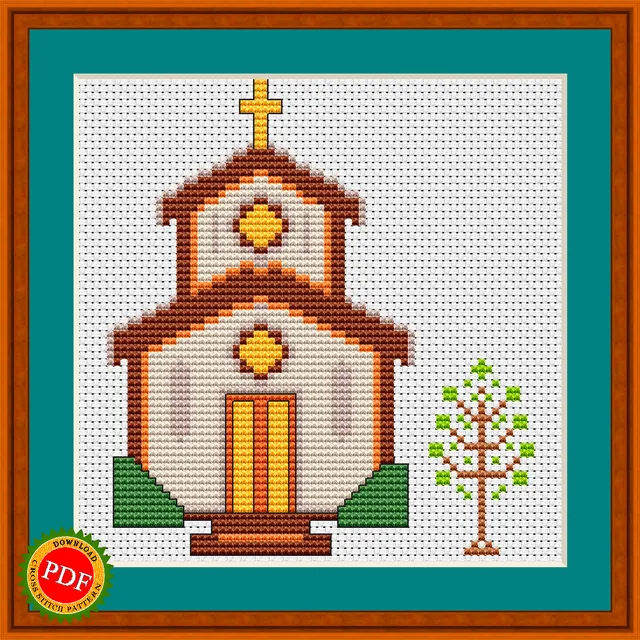The #Basilica #CrossStitchPattern is a beautifully designed #embroiderypattern featuring a small #church, inspired by traditional #Catholic architecture. This intricate pattern captures the elegant details of a Basilica, making it a perfect project for those with a love for religious landmarks. This #crossstitch #pattern is perfect for all skill levels and can be displayed as a stunning decoration or gifted to a fellow Catholic enthusiast. Create a beautiful and meaningful piece of art with the Basilica Cross Stitch Pattern.

† https://ballwool.com/products/57699