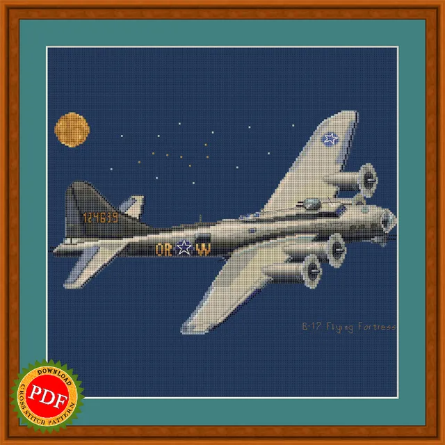 ✈ The #FlyingFortress #CrossStitchPattern is a tribute to the iconic #HeavyBomber #B17. This meticulously designed pattern captures every intricate detail of the legendary #aircraft, making it a must-have for #aviation enthusiasts and history buffs. With its bold and striking design, this #crossstitch #pattern is sure to be a showstopper and a source of pride for any crafter. Bring the mighty Flying Fortress to life with every stitch and proudly display this stunning piece in your home. Craft a piece of history with the Flying Fortress Cross Stitch Pattern.

🔎 https://ballwool.com/products/59139