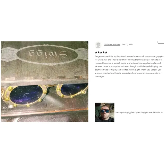 This happens a lot with us = the customer looked at one product, but ordered even better - custom goggles! Everyone is happy!
