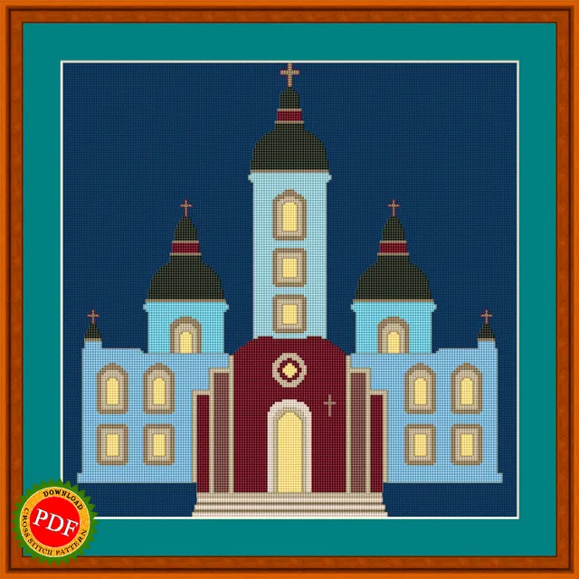 This #CatholicCathedral #CrossStitchPattern features a beautifully detailed design of a traditional #Catholicchurch, perfect for devout #stitchers. Perfect for experienced cross stitchers, this #pattern captures the essence of #Catholic faith and tradition. Whether hung on display or given as a #gift, this #crossstitch pattern is a beautiful way to celebrate the beauty and significance of Catholic cathedrals and the #Church. Whether displayed as a finished piece or used as a devotional project, this pattern is sure to delight and inspire. Stitch your faith and create a cherished piece of art with this Catholic Cathedral Cross Stitch Pattern.

† https://ballwool.com/products/57700
