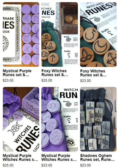 Yesterday I walked enjoying winter, but today I worked a lot and my Ballwool store now has more products including sets of Runes for divination, Witches Runes and Ogham staves. Please give this post a heart if you're reading this :)
