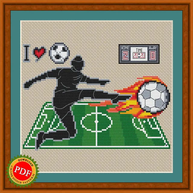 ⚽ This #crossstitchpattern features a dynamic design of a #football (#soccer) #player in action. The intricate details and bold colors make it a stunning addition to any #stitching project. Perfect for fans of the #sport, this #pattern allows you to create a unique piece of art to display in your home or give as a gift to fellow football enthusiasts. Whether you're a seasoned #crossstitcher or a beginner, this pattern is sure to provide hours of enjoyment and a beautiful final product.

🔎 https://ballwool.com/products/62815