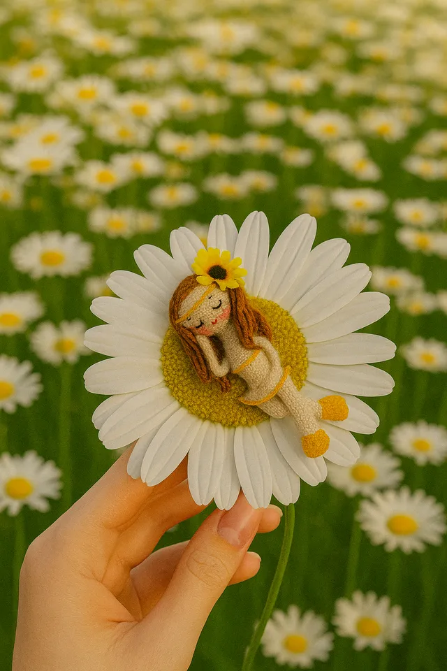 5 Reasons to Crochet a Handmade Doll This Weekend – Meet Daisy Girl

Sometimes, we just need a moment of calm, a cup of tea, and hands ready to create something beautiful. If you’ve been looking for your next crochet project, this weekend might be the perfect time to begin. And who better to accompany you than the soft, sweet Daisy Girl?

1. Crochet brings peace

In a busy world, crafting isn’t just a hobby — it’s a kind of mindfulness. As you create each stitch, you breathe slower, your heart calms, and your mind softens. Daisy Girl, with her serene expression and gentle presence, becomes part of that peaceful rhythm.

2. Daisy Girl is the symbol of softness

Just like a flower blooming in the quiet of nature, this doll brings a tender light into your space. Her delicate features and dreamy aura are a reminder that true strength often lies in softness.

3. A joyful project for any level

You don’t have to be an expert. This pattern is beginner-friendly and designed with clear, easy-to-follow steps. Whether you’re making her for yourself, a loved one, or just for fun — the journey itself is magical.

4. Girls and flowers — beautifully alike

Like blossoms in a field, every girl is unique, radiant, and full of grace. Daisy Girl captures this sweet connection — the harmony of femininity and nature, quiet but present, strong but soft.

5. A gift made with heart

Handmade dolls aren’t just toys. They’re memories, stitched with care and love. Daisy Girl is a perfect gift for daughters, friends, or even yourself — because beauty belongs to you, too.
🌼 Ready to bring Daisy Girl to life?

Click here to download the pattern: https://ballwool.com/products/126813 and begin stitching a little moment of joy into your weekend. Let her bloom in your hands like a daisy in spring.