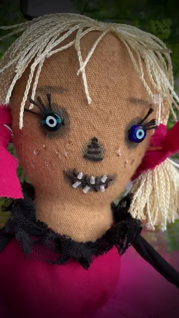 Cute creepy doll