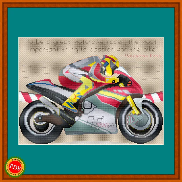 🏁 The #Motosport #CrossStitchPattern is a must-have for any #motorcycle enthusiast or #crossstitch lover. This #pattern features a dynamic design of a #motorbike racer, capturing the excitement and adrenaline of the #sport. Whether you're a fan of #sportbikes or just appreciate the beauty of motorbikes, this pattern is sure to impress. With detailed stitching instructions and vibrant colors, this cross stitch pattern is perfect for displaying in your home or gifting to a fellow motosport fan. Bring the thrill of the race to life with this stunning Motosport Cross Stitch Pattern.

🔎 https://ballwool.com/products/62928