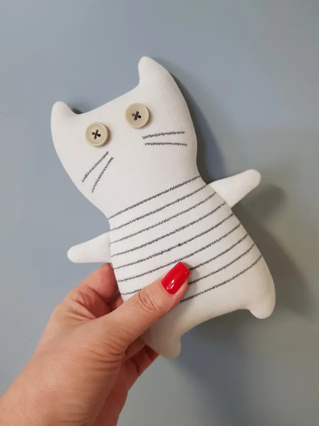 NEW Stuffed Cat sewing Pattern PDF