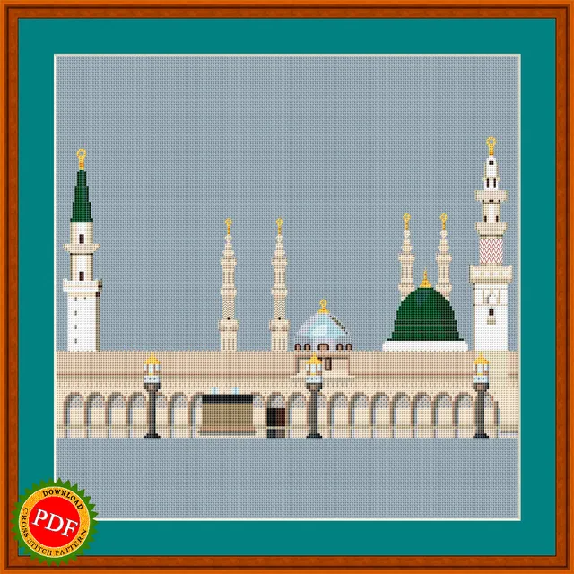 The Prophet's #Mosque #CrossStitchPattern is a beautiful and intricate design that features the iconic #AlMasjidAnNabawi and its striking Sacred #GreenDome. This #crossstitchchart allows you to create your own stunning masterpiece, capturing the essence of this sacred place in a traditional and time-honored craft. Perfect for advanced #stitchers or those looking to challenge their skills, this pattern is a stunning addition to any collection. Bring the beauty and spirituality of the #ProphetsMosque into your home with this exquisite #crossstitch #pattern.

🔎 https://seller.ballwool.com/products/61608