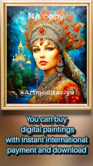 Welcome to the Artmeditaciya gallery!

 My name is Evgeniya Mikhailova.  I live in Balashikha, it is the largest city in the Moscow Region, 6 km from Moscow.
I invite you to get acquainted with my works and hope that you will like them. If you have any questions, do not hesitate to contact me. I create 3d pasty impasto canvases and energy paintings in mixed oil technique. You can choose the technique that attracts you the most by subscribing to the store.
Buy a ready-made handwork. I wish you creative inspiration and successful shopping! Instant download.
You can buy digital paintings with instant international payment and download, as well as physical paintings with quick shipment from the Moscow region of Russia by clicking on the link👇🔗
https://ballwool.com/shops/Artmeditaciya