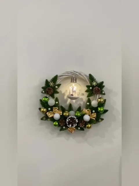Handmade Christmas wreath
