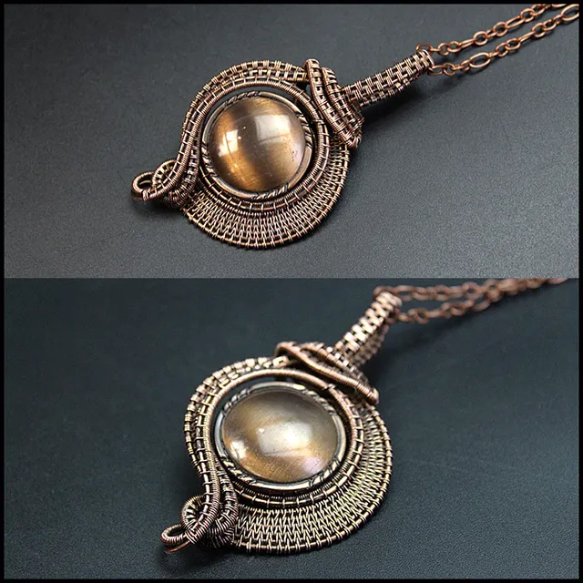Wire Wrapped Stone Pendants Valeriy Vorobev/