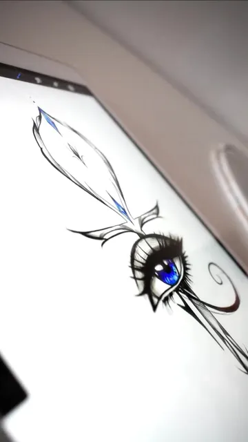 Eye of Horus ankh tattoo design