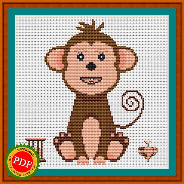 🐵 Introducing the #Monkey #CrossStitchPattern, perfect for any cross stitching enthusiast looking for a playful and charming design. This #pattern features a tailed monkey, expertly crafted and full of character, making it a fun and unique addition to any #crossstitch collection. The pattern is easy to follow, making it suitable for all levels of stitching ability. Whether you're a novice or a seasoned cross stitcher, the Monkey Cross Stitch Pattern is sure to bring a sense of joy and whimsy to your crafting projects. So, why wait? Add this delightful design to your collection today and bring a little monkey magic into your home!

🐒 https://ballwool.com/products/63588