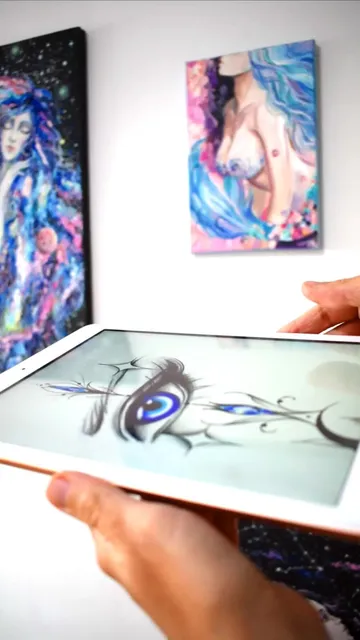 Evil eye tattoo design