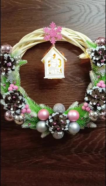 Handmade Christmas wreath