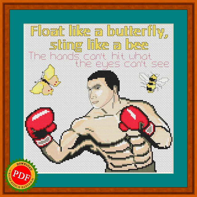 This #Boxing #CrossStitchPattern features a gritty depiction of a #Boxer mid-fistfight. This #pattern incorporates intricate stitches and bold colors to bring the intensity of the ring to life. Whether hung on a wall or framed as a gift, this pattern is a unique and exciting addition to any home decor. It's also a great way to challenge your stitching skills and create a one-of-a-kind piece to show off your love for boxing. Unleash your inner fighter and stitch your way to victory with this dynamic Boxing #CrossStitch Pattern.
🔎 https://ballwool.com/products/58323