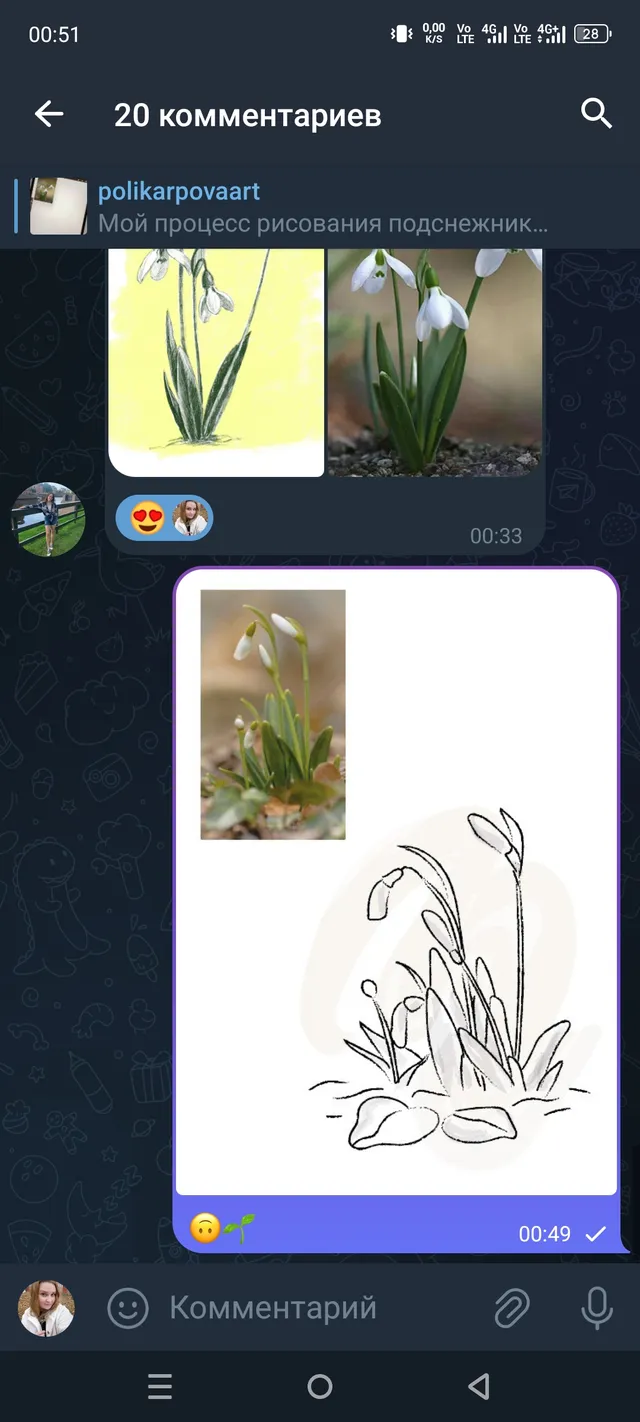 Do you draw sketches?