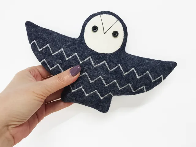 Felt Owl sewing pattern PDF