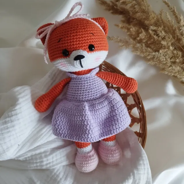 Very cute crochet fox